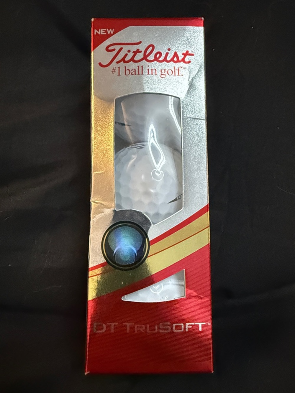 Titleist Red, Silver and White TruSoft Golf Ball Sleeve‎